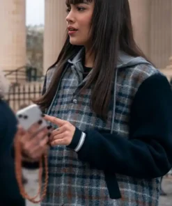 Buy Now Emily in Paris S04 Thalia Besson Checked Bomber Jacket For Sale