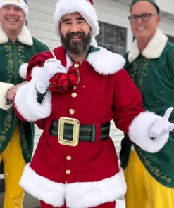 Buy Now Jason Kelce Santa Claus Red Coat For Men And Women