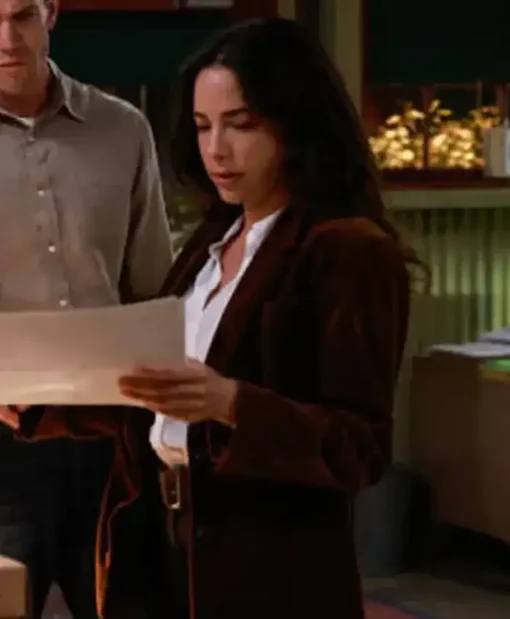 Buy Now NCIS Origins Lala Dominguez Corduroy Brown Blazer For Sale