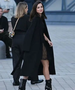 Buy Now Paris Fashion Week Ana de Armas Black Trench Coat For Men And Women