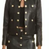 Buy Now The Today Show Chloe Melas Collarless Leather Jacket For Sale