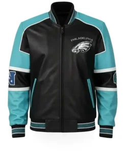 Buy Philadelphia Eagles Bomber Leather Jacket For Men And Women