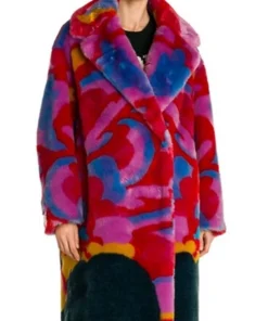Buy Real Housewives of Salt Lake City Season 05 Bronwyn Newport Printed Fur Coat For Unisex