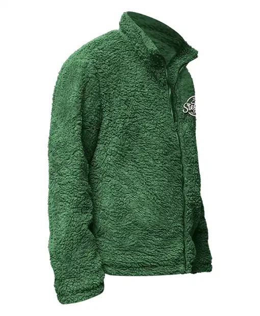 Buy Stegaro Green Sherpa Fur Jacket For Men And Women
