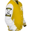 Buy Stegaro Yellow And White Letterman Varsity Jacket For Men And Women