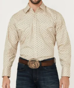 Buy TV-Series Yellowstone Season 05 Beige Printed Shirt For Men And Women