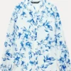 Buy The Talk Amanda Kloots Printed White Floral Shirt For Men And Women
