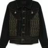 Buy The Voice Season 26 Danny Joseph Stitch Black And Gold Denim Jacket For Unisex