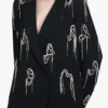 Buy The Voice Season 26 Reba McEntire Black Embellished Blazer For Men And Women