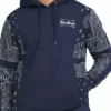 Buy The Voice Season 26 Snoop Dogg Blue Paisley Print Hoodie For Unisex