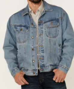 Buy Yellowstone Season 05 Blue Denim Jacket For Men And Women