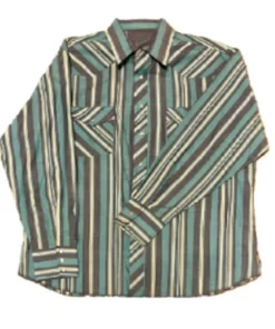 Buy Yellowstone Season 05 Green Striped Shirt For Men And Women