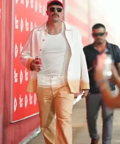Alternative view of Chiefs Game Brazil Travis Kelce Suit