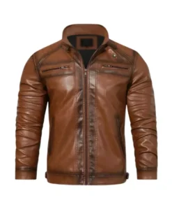 Cruiser Brown Leather Jacket