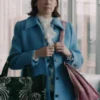 Elsbeth S02 Carrie Preston Blue Wool Coat