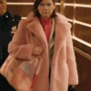 Elsbeth S02 Carrie Preston Fur Pink Coat