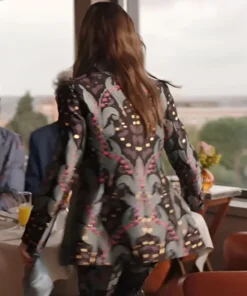 Emily In Paris Floral Lily Collins Blazer