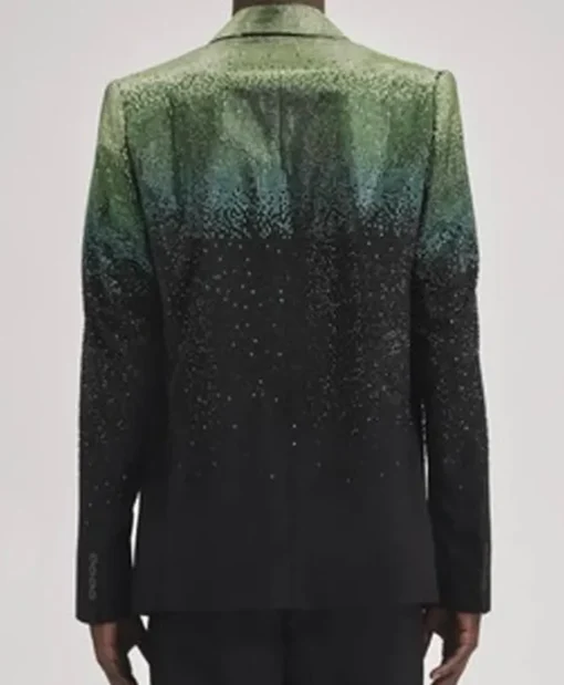 Emily in Paris Samuel Arnold Embellished Gradient Blazer