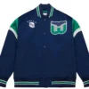 Hartford Whalers Heavyweight Blue Varsity Jacket