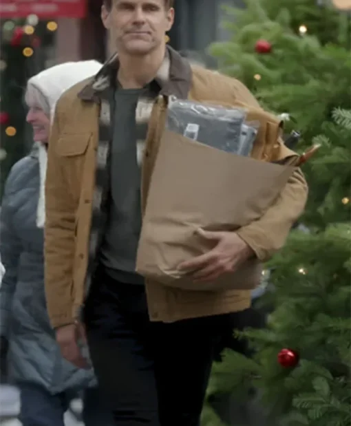 Home Sweet Christmas Cameron Mathison Brown Jacket