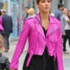 Jessica Alba Biker Leather Jacket
