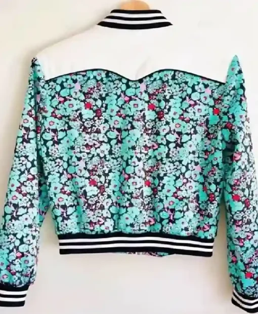 Jessica Lord TV-Series Find Me in Paris Season 02 Floral Bomber Jacket