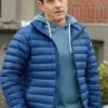 Jingle Bell Love 2024 Joey McIntyre Puffer Blue Jacket