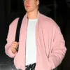 Joe Burrow Pink Vintage Bomber Jacket