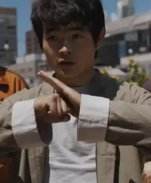Karate Kid Legends Ben Wang Cotton Grey Jacket