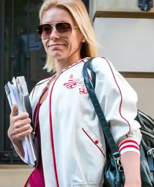 Kelly Ripa Freedom Bomber Jacket