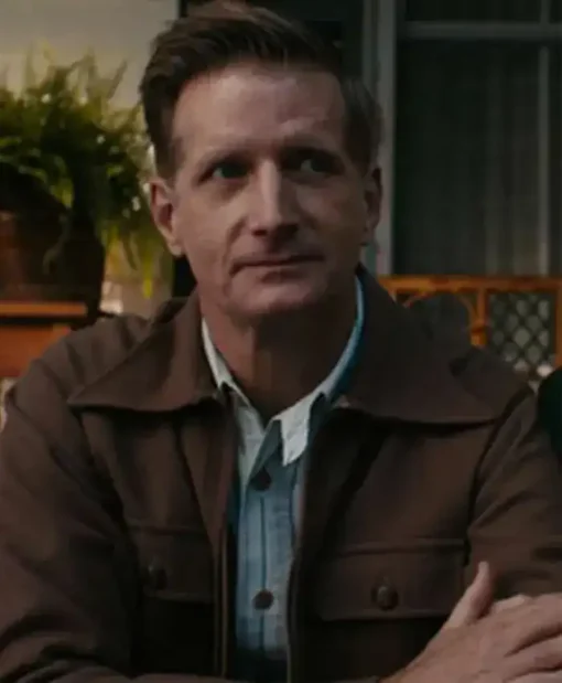 Lost On A Mountain In Maine Paul Sparks Brown Cotton Jacket