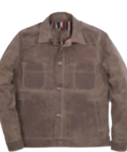 Luke Grimes TV-Series Yellowstone Season 05 Kayce Dutton Brown Cotton Waxed Jacket For Unisex