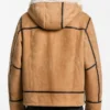 Men B3 Fur Aviator Shearling Bomber Jacket
