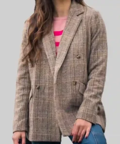 Murder in a Small Town Cassandra Mitchell Beige Blazer