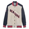 New York Rangers The Renegade Letterman Varsity Jacket