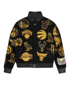 OVO NBA Jeff Hamilton Team Icons Varsity Jacket