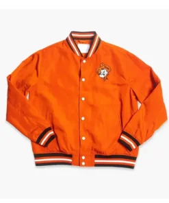 Oklahoma State Cowboys Vintage Orange Varsity Jacket