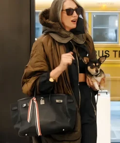 Real Housewives of New York City S15 Jenna Lyons Two Tone Quilted Jacket