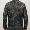 Vintage Retro Black Distressed Antique Jacket