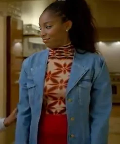 Shrinking S02 Jessica Williams Blue Denim Jacket