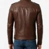 Slimfit Brown Strap Pocket Jacket For Men