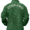 Stegaro Green Sherpa Fur Jacket