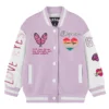 Stegaro Love Eyes Varsity Jacket