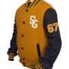 Stegaro Yellow And Black 1967 Varsity Jacket