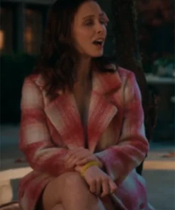 The Sex Lives of College Girls Kimberly Finkle Plaid Coat