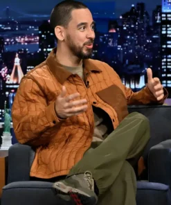 The Tonight Show Mike Shinoda Orange Jacket