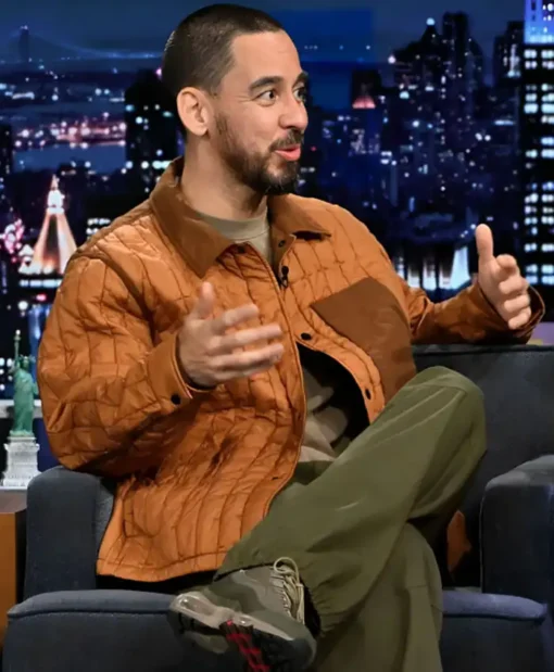 The Tonight Show Mike Shinoda Orange Jacket