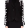The Voice S26 Semi-Finals Reba McEntire Black Fringe Jacket