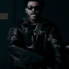 The Weeknd Timeless Leather Black Jacket
