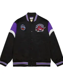 Toronto Raptors Eastern Heavyweight Black Varsity Jacket